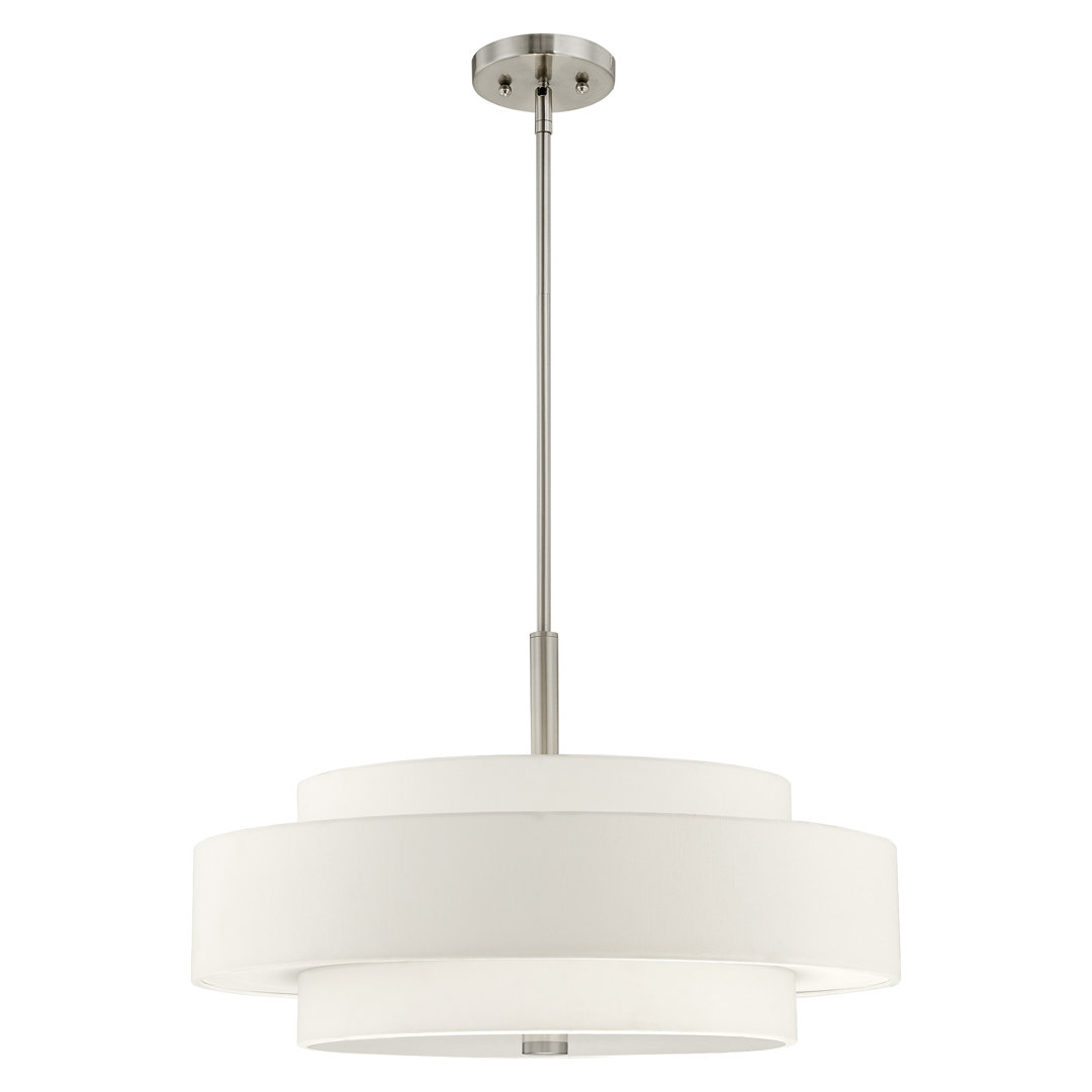Flaire 5 - Light Shaded Drum Chandelier